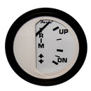 Faria Euro White 2" Trim Gauge f/ Mercury / Mariner /Mercruiser/Volvo DP/ Yamaha 01 and Newer [12916]-Angler's World