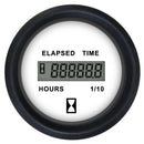 Faria Euro White 2" Hourmeter (Digital) [12913]-Angler's World