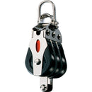 Ronstan Series 20 Ball Bearing Block - Triple - Becket - 2-Axis Shackle Head [RF20312]-Angler's World