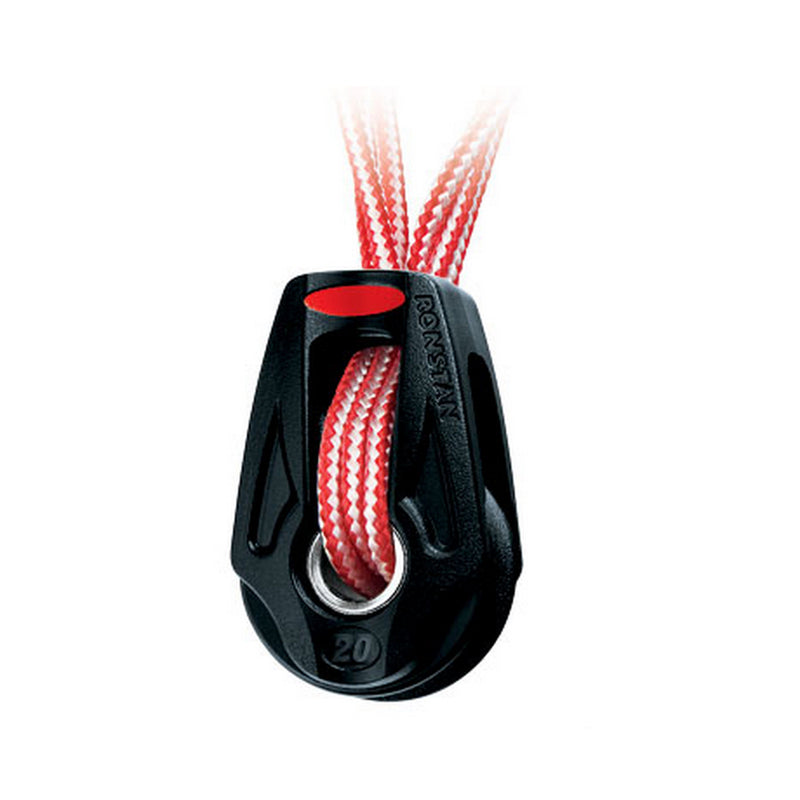 Ronstan Series 20 Ball Bearing Orbit Block - Single - Dyneema Lashing - Becket Option [RF25109]-Angler's World