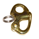 Ronstan Brass Snap Shackle - Fixed Bail - 41.5mm (1-5/8") Length [RF6000]-Angler's World