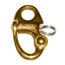 Ronstan Brass Snap Shackle - Fixed Bail - 59.3mm (2-5/16") Length [RF6002]-Angler's World