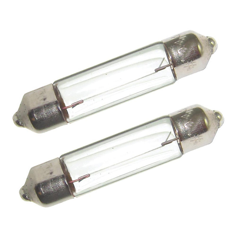 Perko Double Ended Festoon Bulbs - 12V, 10W, .74A - Pair [0070DP0CLR]-Angler's World