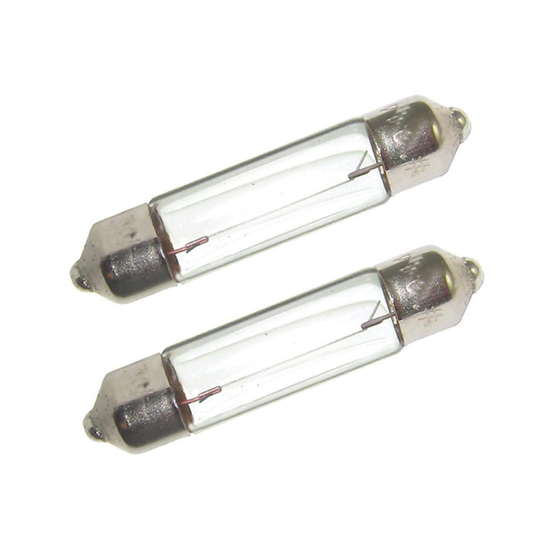 Perko Double Ended Festoon Bulbs - 24V, 10W, .40A - Pair [0072DP1CLR]-Angler's World