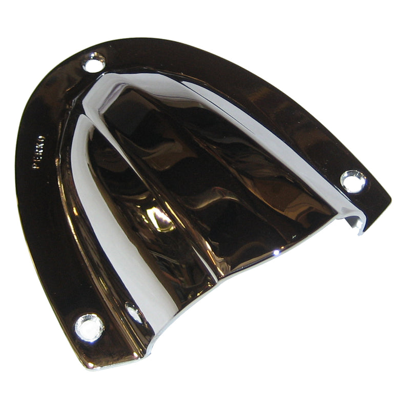 Perko Clam Shell Ventilator - Chrome Plated Brass - 4" x 3-3/4" [0339DP0CHR]-Angler's World