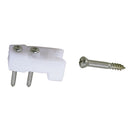 Perko Door Catches - White Nylon/Stainless - Pair [0554DP]-Angler's World