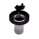 Perko Gas Fill f/1-1/2" Hose - Chrome Plated Zinc, Black Flange [1313DP0CHR]-Angler's World