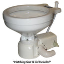 Raritan Sea Era Toilet - Household Style - Freshwater Solenoid - Straight 90 Discharge - Smart Toilet Control - 12v [162HF012]-Angler's World