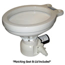 Raritan Sea Era Toilet - Household Style - Remote Intake Pump - Straight 90 Discharge - Smart Toilet Control - 12v [162HR012]-Angler's World