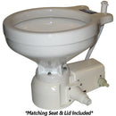 Raritan Sea Era Toilet - Marine Size - Freshwater Solenoid - Straight 90 Discharge - Smart Toilet Control - 12v [162MF012]-Angler's World