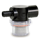 Shurflo by Pentair Twist-On Water Strainer - 1/2" Barb Inlet - Clear Bowl [255-323]-Angler's World