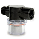 Shurflo by Pentair Twist-On Water Strainer - 1/2" Pipe Inlet - Clear Bowl [255-313]-Angler's World