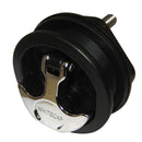 Whitecap T-Handle Latch - Chrome Plated Zamac/Black Nylon - No Lock - Freshwater Use Only [S-230BC]-Angler's World