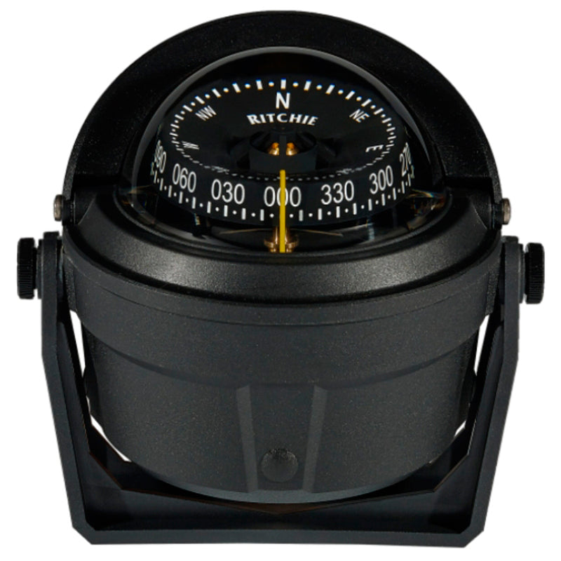Ritchie B-81-WM Voyager Bracket Mount Compass - Wheelmark Approved f/Lifeboat & Rescue Boat Use [B-81-WM]-Angler's World