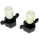 Shurflo by Pentair Straight Fitting Wingnut Swivel - 1/2"-14NPT(F) x 5/8"Barb [94-181-02]-Angler's World