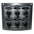 Marinco Waterproof Panel - 6 Switches - Grey [900-6WP]-Angler's World