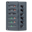 Marinco Contour Switch Panel - Waterproof 6 Way [CSP6]-Angler's World