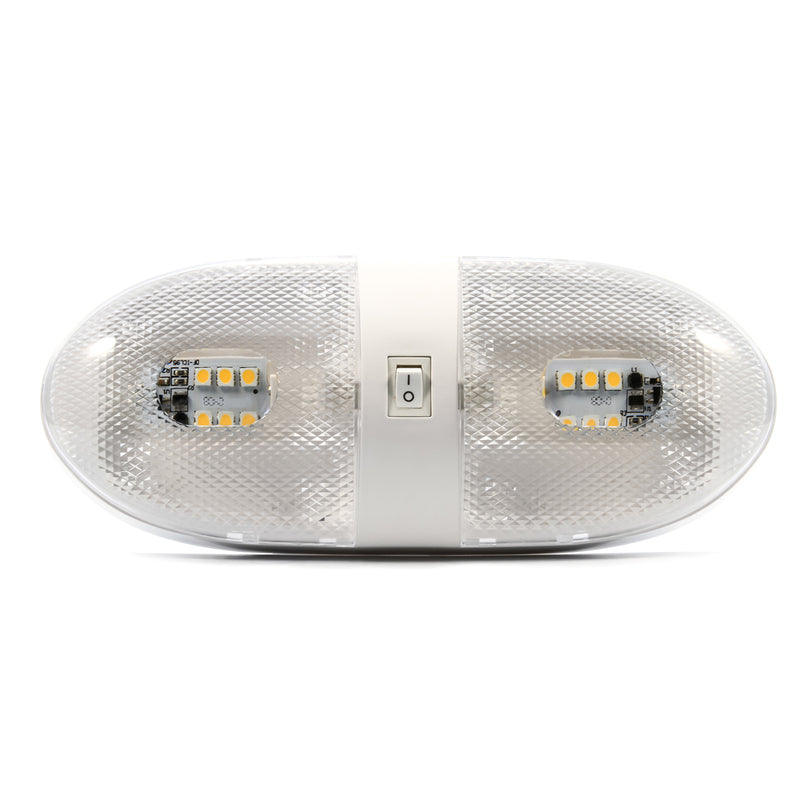 Camco LED Double Dome Light - 12VDC - 320 Lumens [41321]-Angler's World