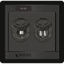 Blue Sea 1478 360 Panel - 12V DC Socket & Dual USB Charger [1478]-Angler's World