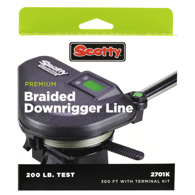 Scotty Premium Power Braid Downrigger Line - 200ft of 200lb Test [2700K]-Angler's World
