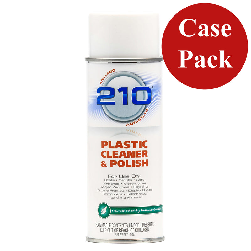 Camco 210 Plastic Cleaner Polish - 14oz Spray - Case of 12 [40934CASE]-Angler's World
