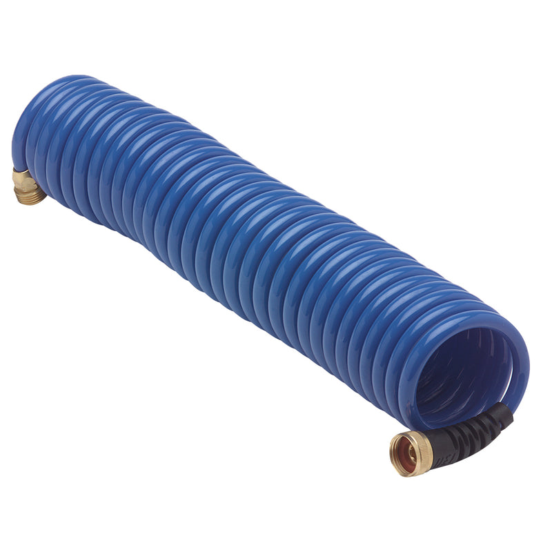 HoseCoil Blue Hose w/Flex Relief - 25' [HS2500HP]-Angler's World