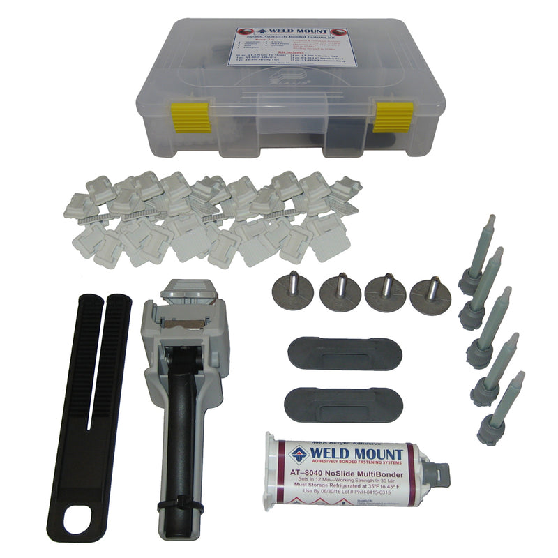 Weld Mount Adhesively Bonded Fastener Kit w/AT 8040 Adhesive [65100]-Angler's World