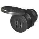Blue Sea 1045 12/24V Dual USB Charger - 1-1/8" Socket Mount [1045]-Angler's World