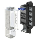 Blue Sea 5045 ST Blade Compact Fuse Blocks - 4 Circuits w/Cover [5045]-Angler's World