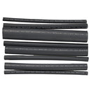 Ancor Adhesive Lined Heat Shrink Tubing - Assorted 8-Pack, 6", 20-2/0 AWG, Black [301506]-Angler's World