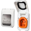 SmartPlug 30 AMP Male Non-Metallic Inlet Cover - White [BM30PW]-Angler's World