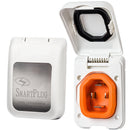 SmartPlug 50 AMP Male Non-Metallic Inlet Cover - White [BM50PW]-Angler's World
