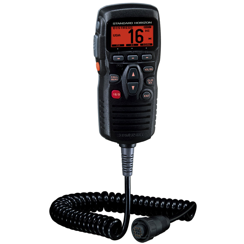 Standard Horizon RAM3+ Remote Station Microphone - Black [CMP31B]-Angler's World