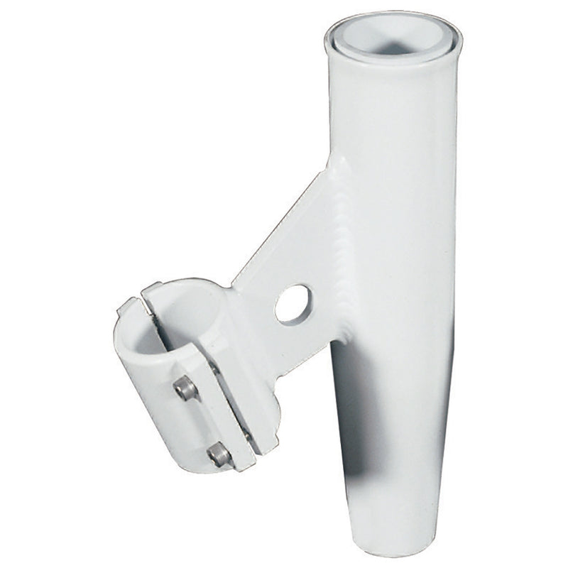 Lee's Clamp-On Rod Holder - White Aluminum - Vertical Mount - Fits 2.375" O.D Pipe [RA5005WH]-Angler's World