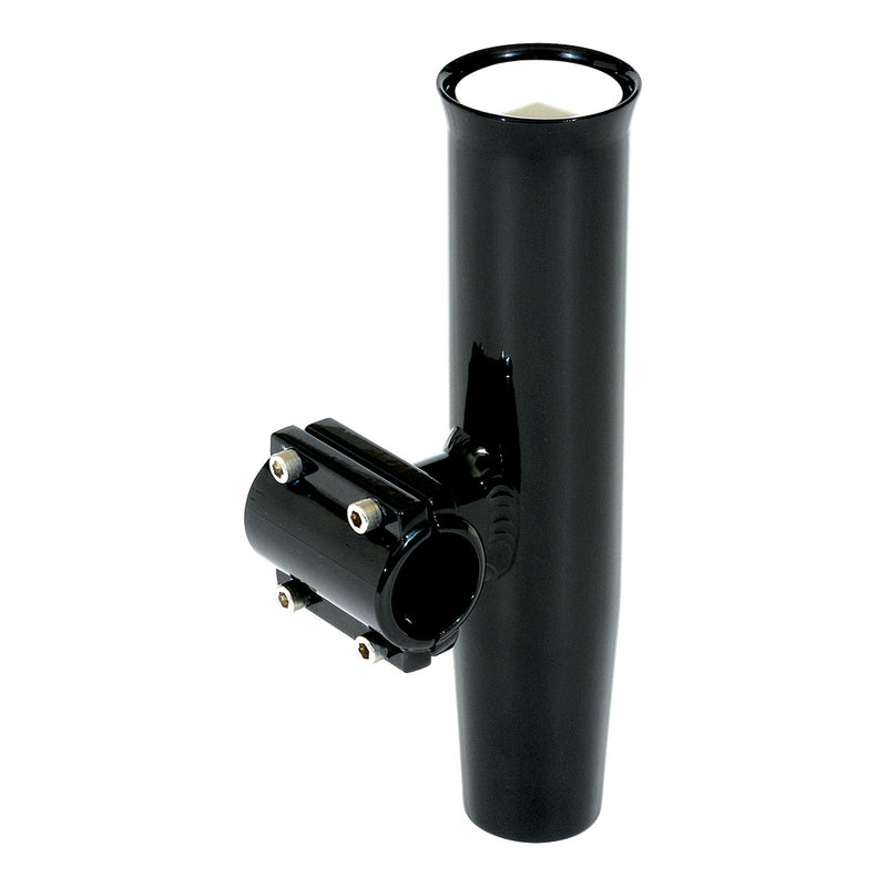 Lee's Clamp-On Rod Holder - Black Aluminum - Horizontal Mount - Fits 1.315" O.D. Pipe [RA5202BK]-Angler's World