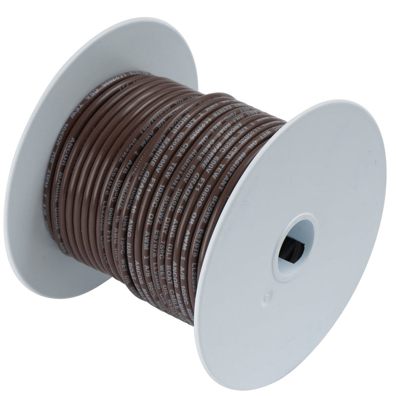 Ancor Brown 18 AWG Tinned Copper Wire - 500' [100250A]-Angler's World