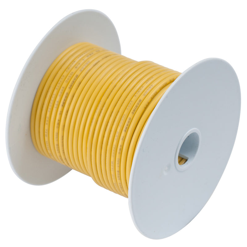 Ancor Yellow 16 AWG Tinned Copper Wire - 25' [183003]-Angler's World