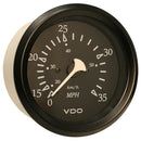 VDO Cockpit Marine 85mm (3-3/8") 35 MPH Pitot Speedometer - Black Dial/Bezel [260-11796]-Angler's World