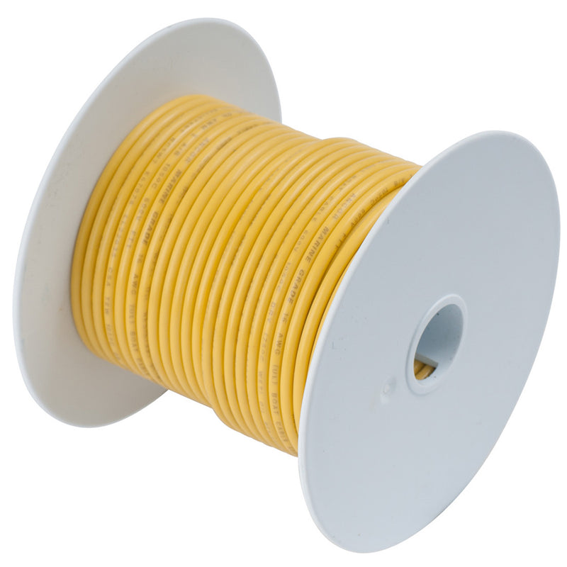 Ancor Yellow 14 AWG Tinned Copper Wire - 18' [185003]-Angler's World