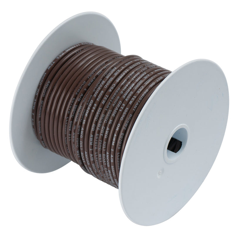 Ancor Brown 12 AWG Tinned Copper Wire - 100' [106210]-Angler's World