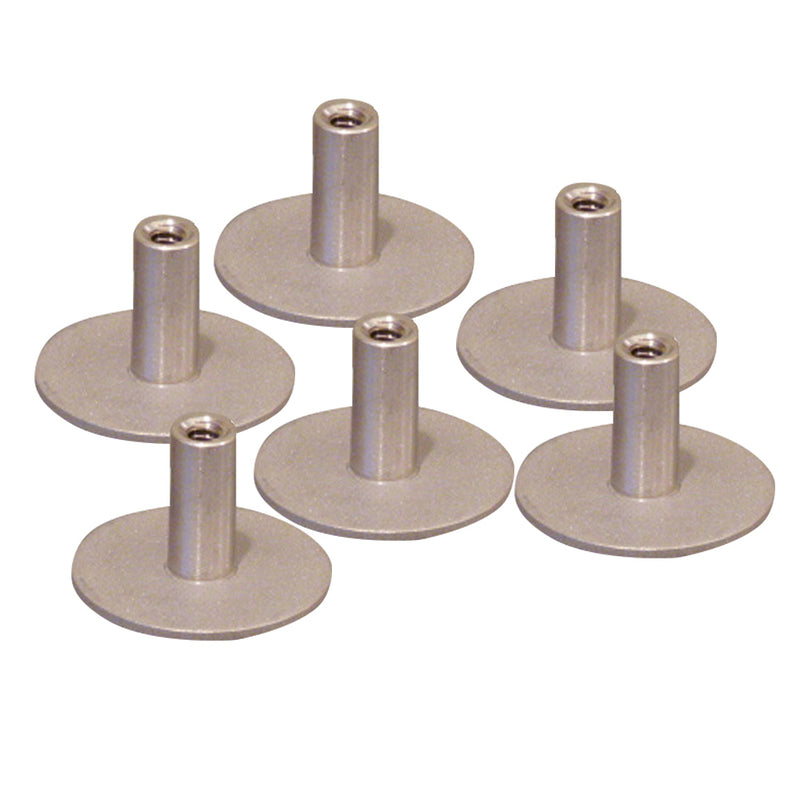 Weld Mount Stainless Steel Standoff 1.25" Base 1/4" x 20 Thread .75 Tall - 6-Pack [142012304]-Angler's World