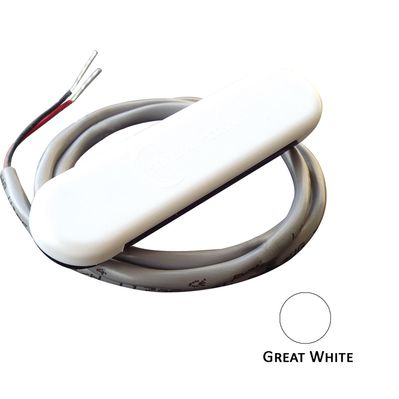 Shadow-Caster Courtesy Light w/2' Lead Wire - White ABS Cover - Great White - 4-Pack [SCM-CL-GW-4PACK]-Angler's World