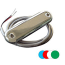 Shadow-Caster Courtesy Light w/2' Lead Wire - 316 SS Cover - RGB Multi-Color - 4-Pack [SCM-CL-RGB-SS-4PACK]-Angler's World