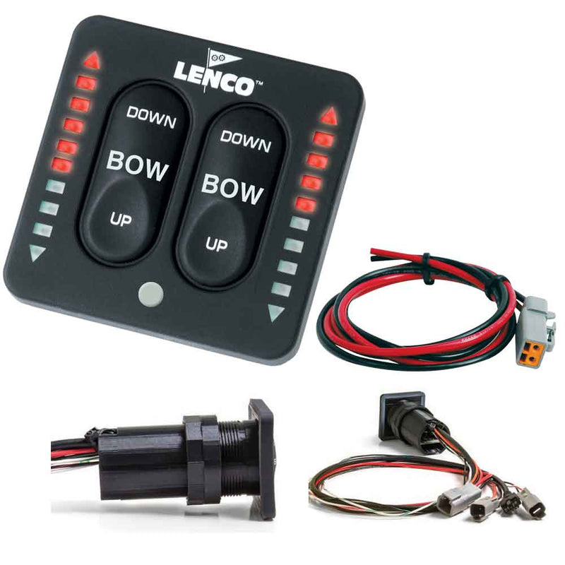 Lenco LED Indicator Integrated Tactile Switch Kit w/Pigtail f/Single Actuator Systems [15170-001]-Angler's World