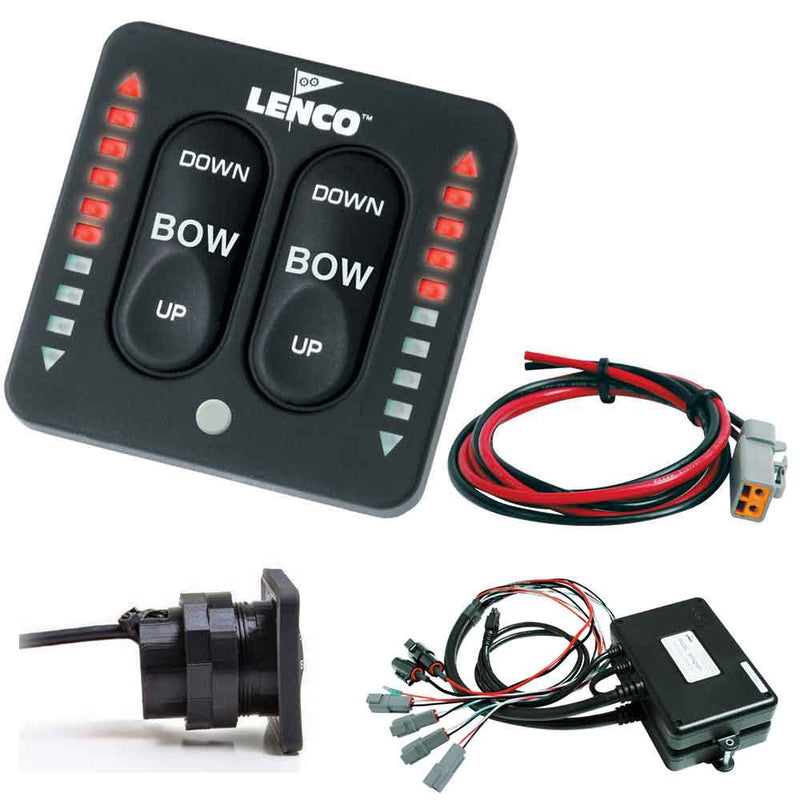 Lenco LED Indicator Two-Piece Tactile Switch Kit w/Pigtail f/Dual Actuator Systems [15271-001]-Angler's World