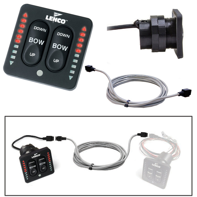 Lenco Flybridge Kit f/ LED Indicator Key Pad f/All-In-One Integrated Tactile Switch - 30' [11841-003]-Angler's World