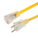Marinco 14/3 Lighted Extension Cord - Non-Locking - 15A - 25' [150025NL]-Angler's World