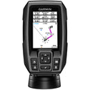 Garmin STRIKER 4 Fishfinder Worldwide Version w/77/200kHz - 4-Pin Transducer w/Transom & Trolling Motor Mounts [010-01550-01]-Angler's World