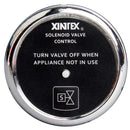 Fireboy-Xintex Propane Control Solenoid Valve w/Chrome Bezel Display [C-1C-R]-Angler's World