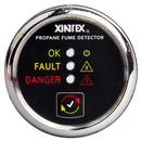 Fireboy-Xintex Propane Fume Detector w/Plastic Sensor - No Solenoid Valve - Chrome Bezel Displa [P-1C-R]-Angler's World